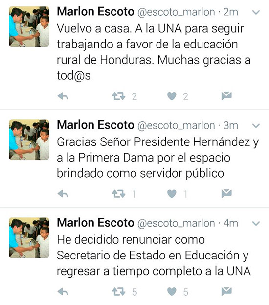 Tweet Escoto