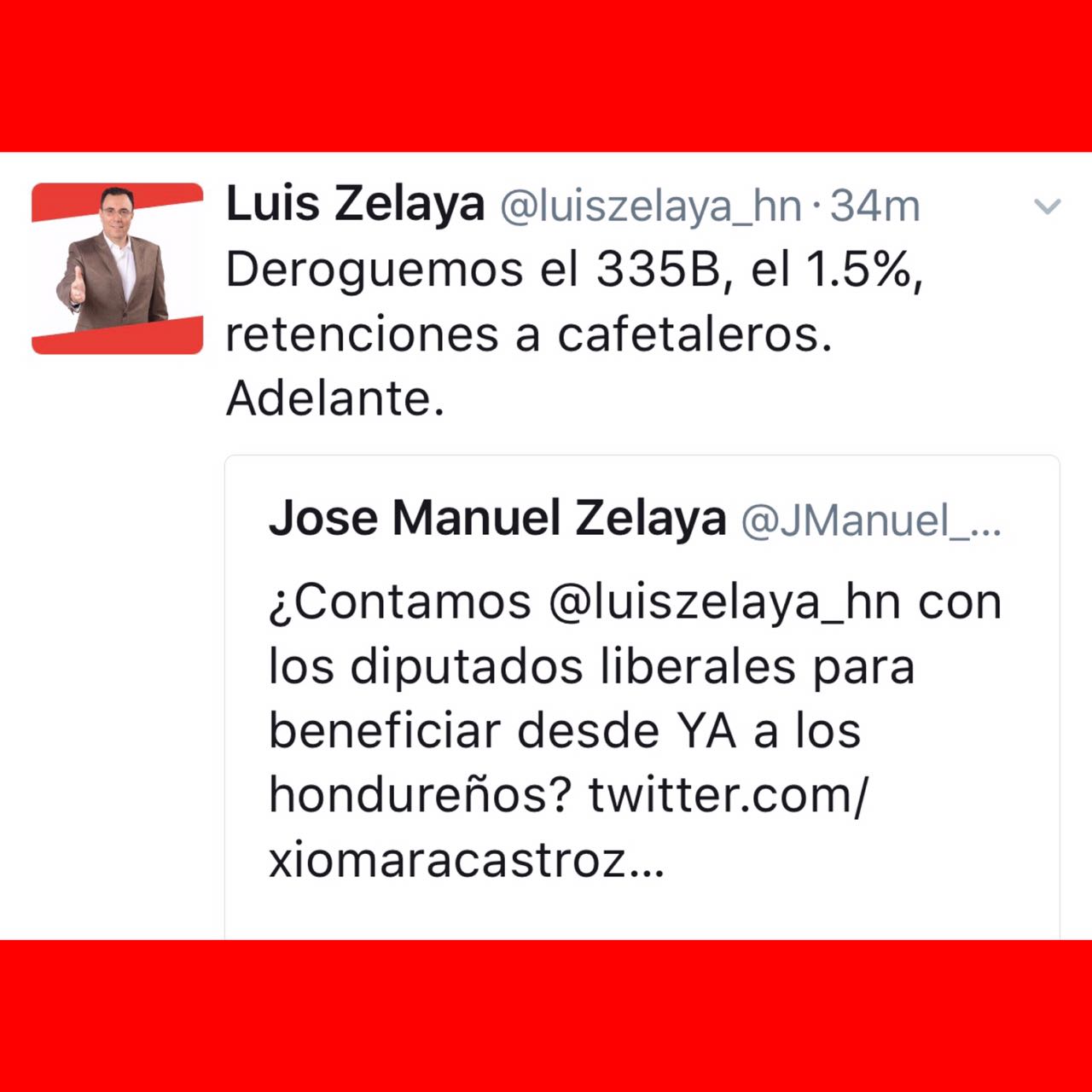 Luis Zelaya y Manuel Zelaya