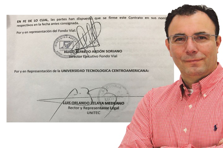 Luis Zelaya y contrato Fondo Vial