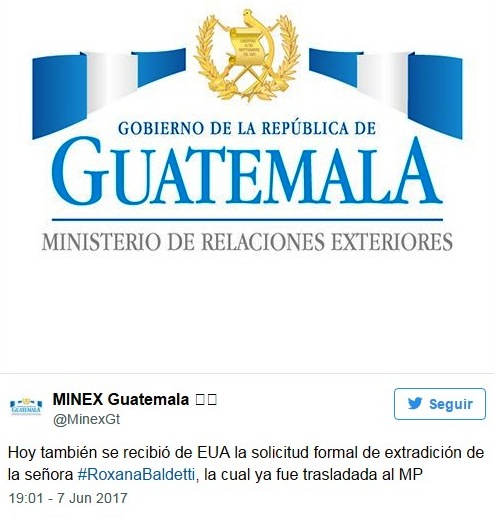 Twit Gobierno de Guatemala