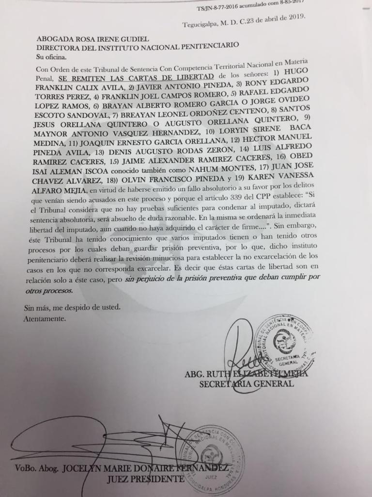 Carta de libertad