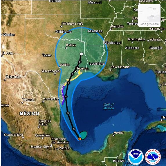 La tormenta tropical Nicholas se forma en Golfo de México Noticias